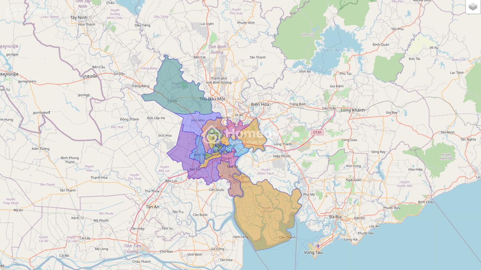 Ho Bản đồ Quy hoạch Thành phố Hồ Chí Minh