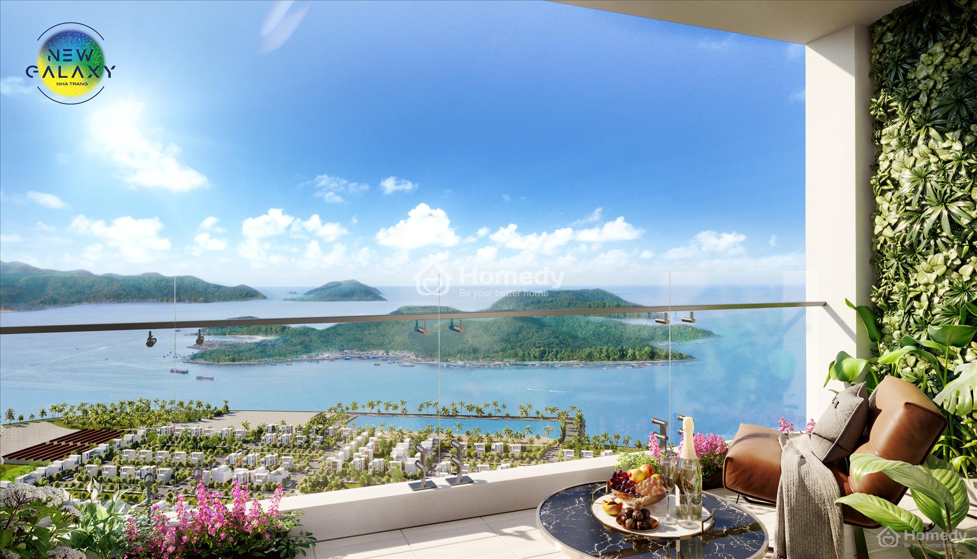 Ban công view tiện ích ngắm nhìn toàn cảnh