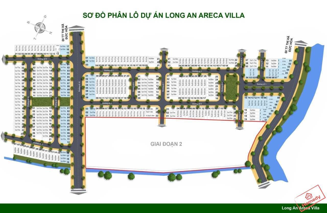 Khu dân cư Long An Areca Villa