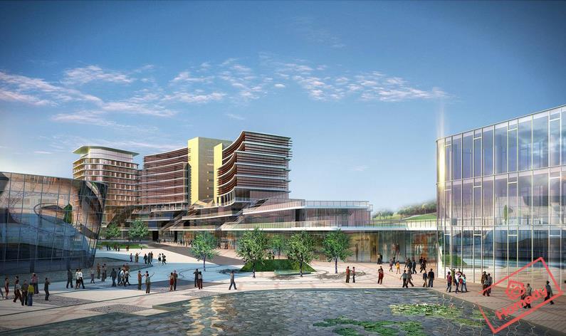 Phối cảnh Trung tâm thương mại của Dragon Smart City