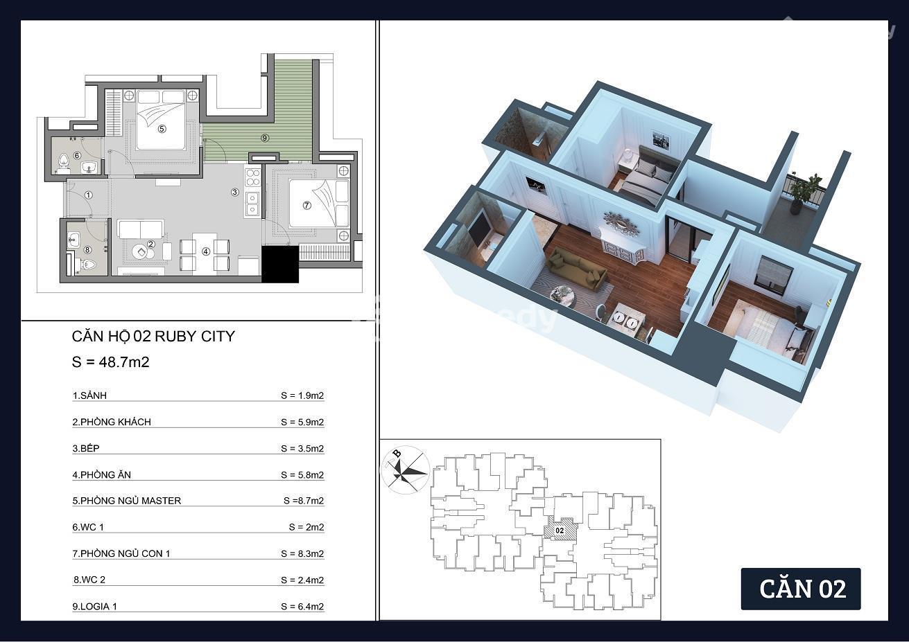 Ruby City CT3 Phúc Lợi