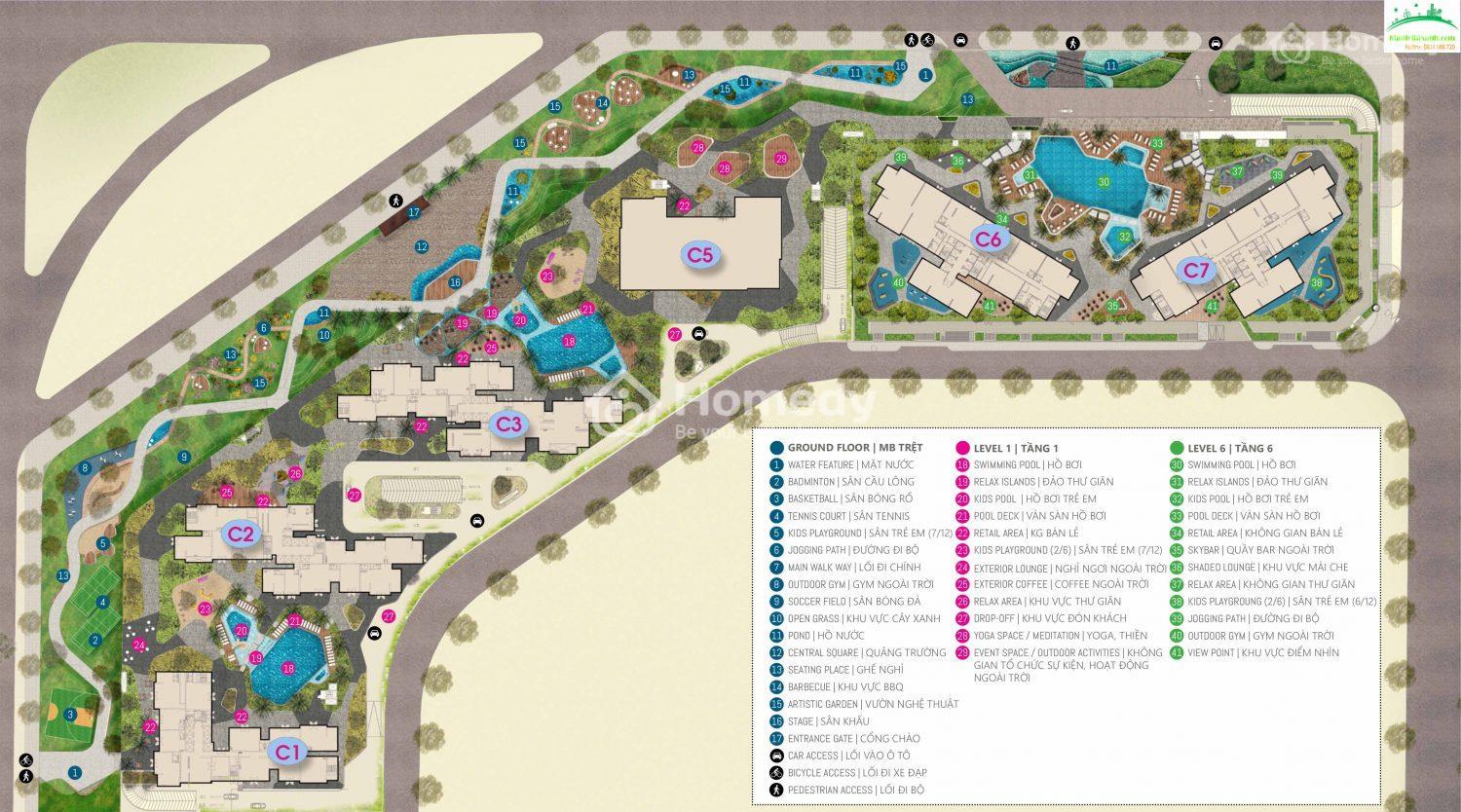 Tiện ích Vinhomes D' Capitale‎ Trần Duy Hưng