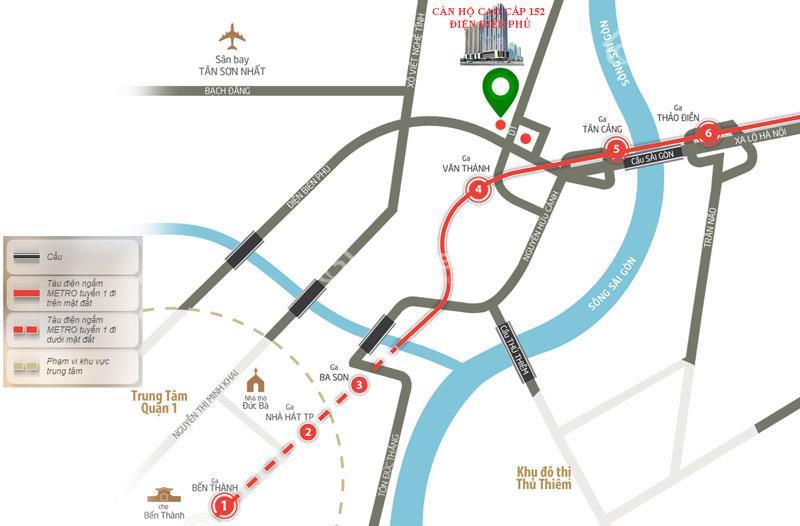 Cao ốc văn phòng căn hộ thương mại 152 đường Điện Biên Phủ