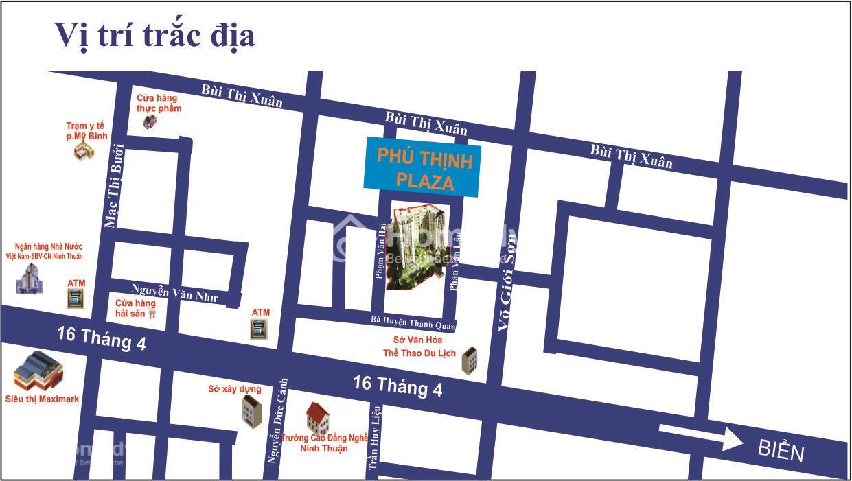 Vị trí dự án Phú Thịnh Plaza Phan Rang