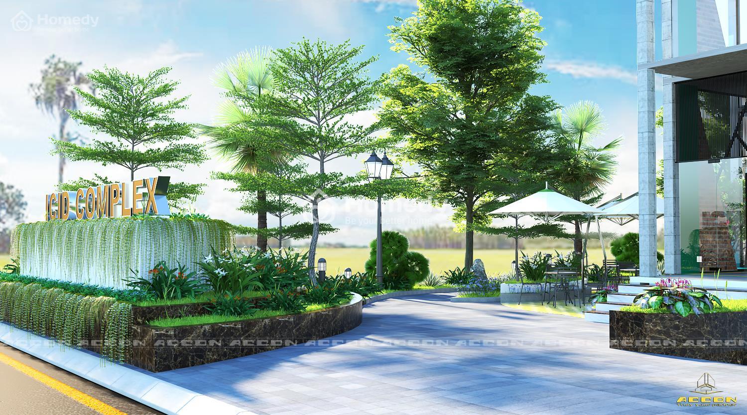 Cổng vào dự án 