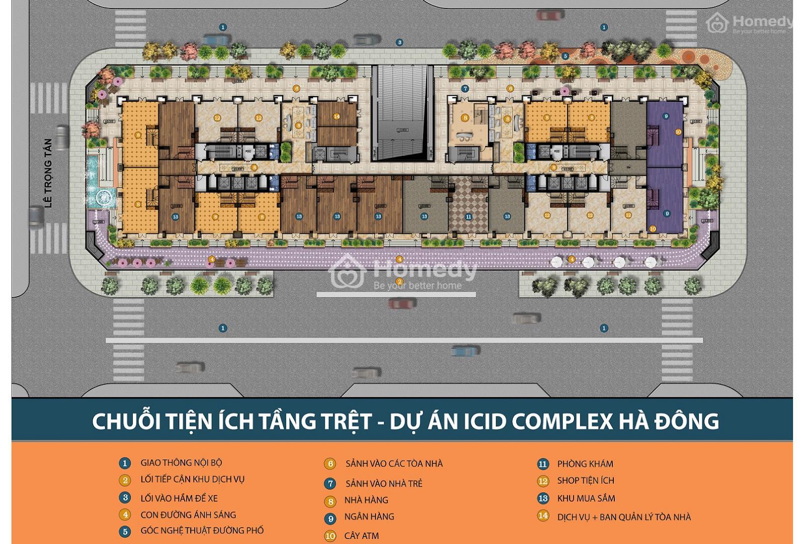 Mặt bằng tiện ích