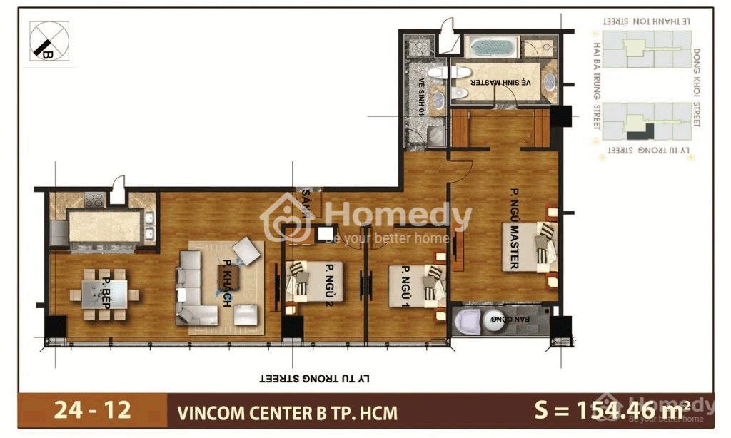 Mặt bằng dự án Vinhomes Đồng Khởi