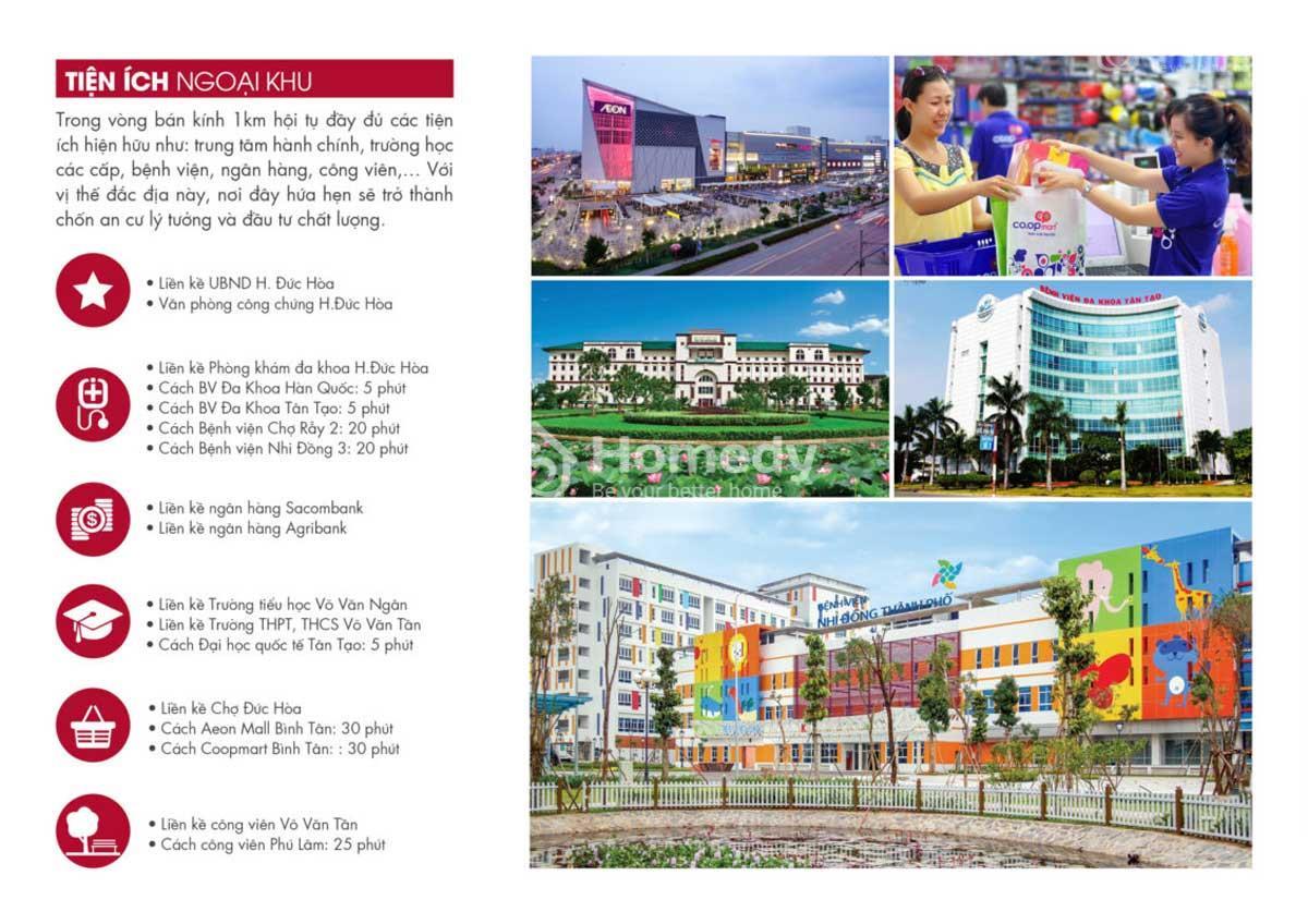 Tiện ích khu đô thị Vista Land