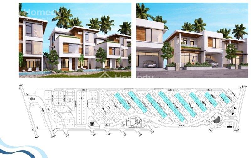 Mặt bằng dự án Sentosa Villas