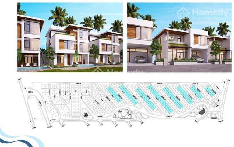 Mặt bằng dự án Sentosa Villas