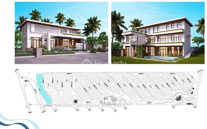 Mặt bằng dự án Sentosa Villas