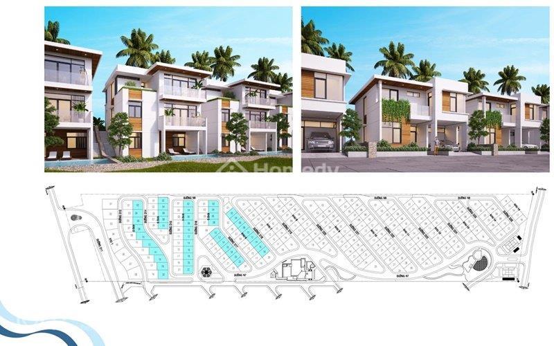 Mặt bằng dự án Sentosa Villas
