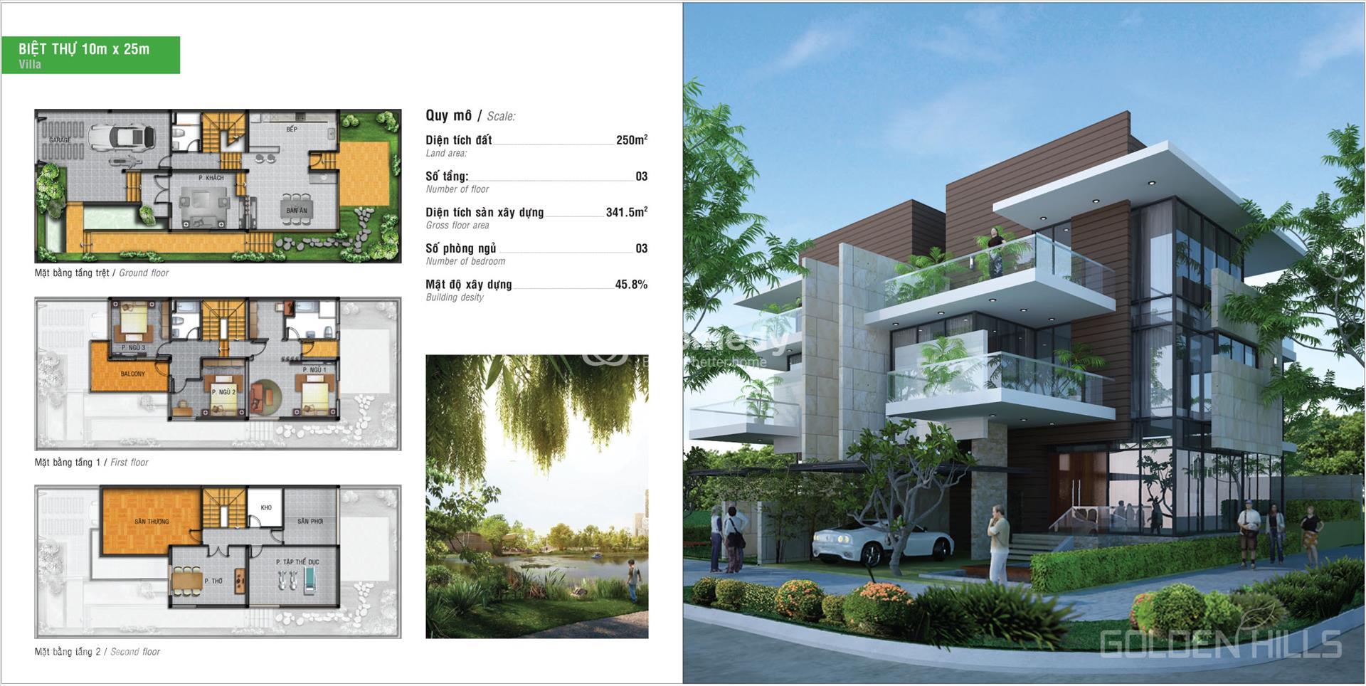 Thiết kế dự án Khu đô thị Golden Hills Đà Nẵng