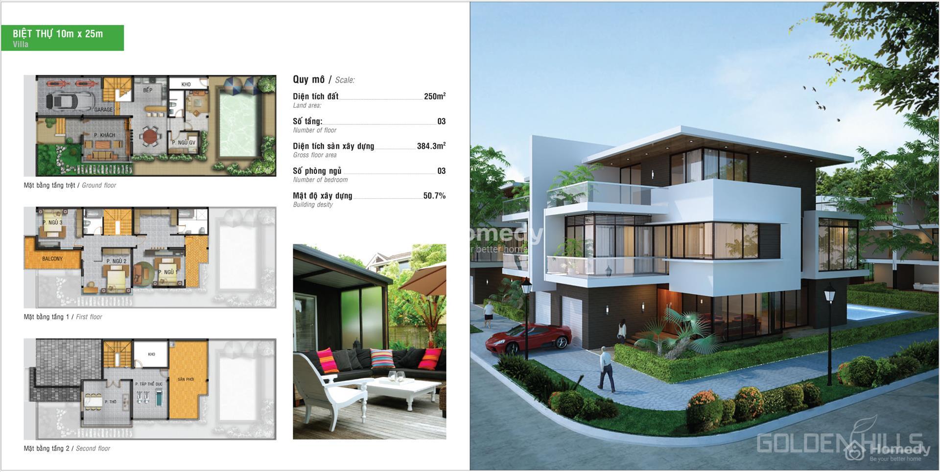 Thiết kế dự án Khu đô thị Golden Hills Đà Nẵng