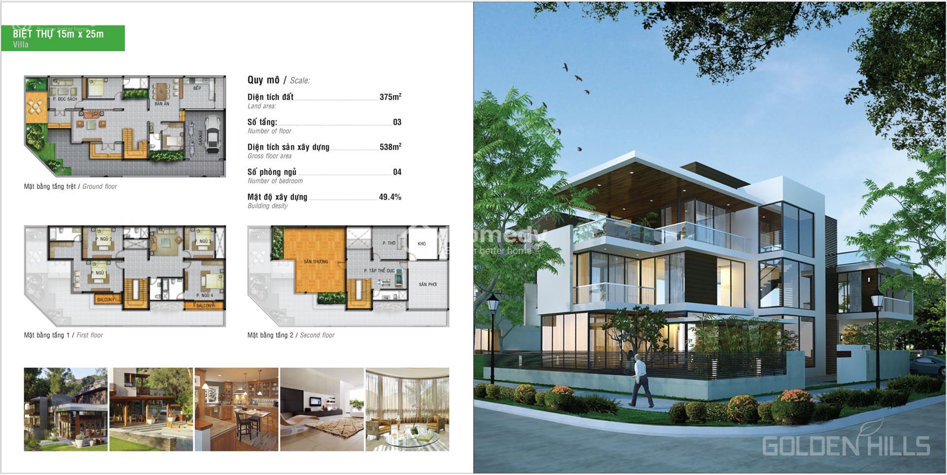 Thiết kế dự án Khu đô thị Golden Hills Đà Nẵng