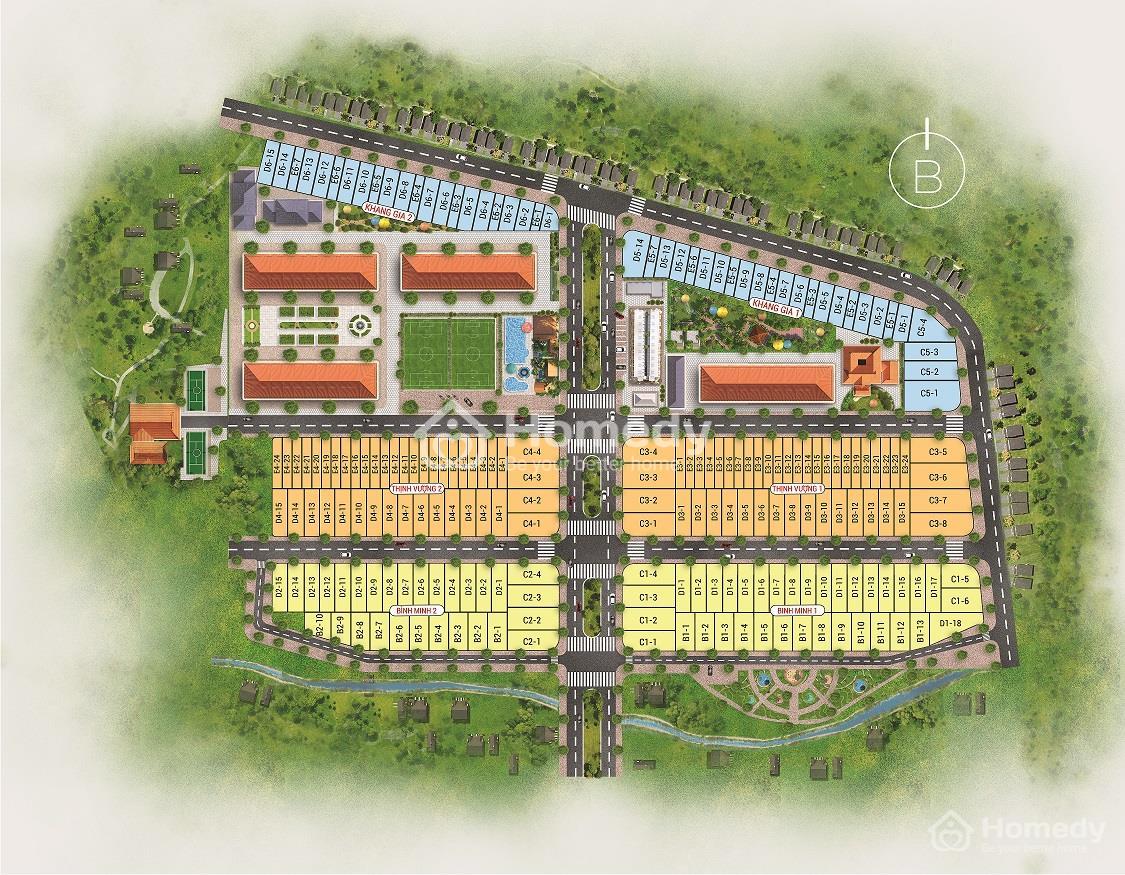 Sơ đồ phân lô dự án