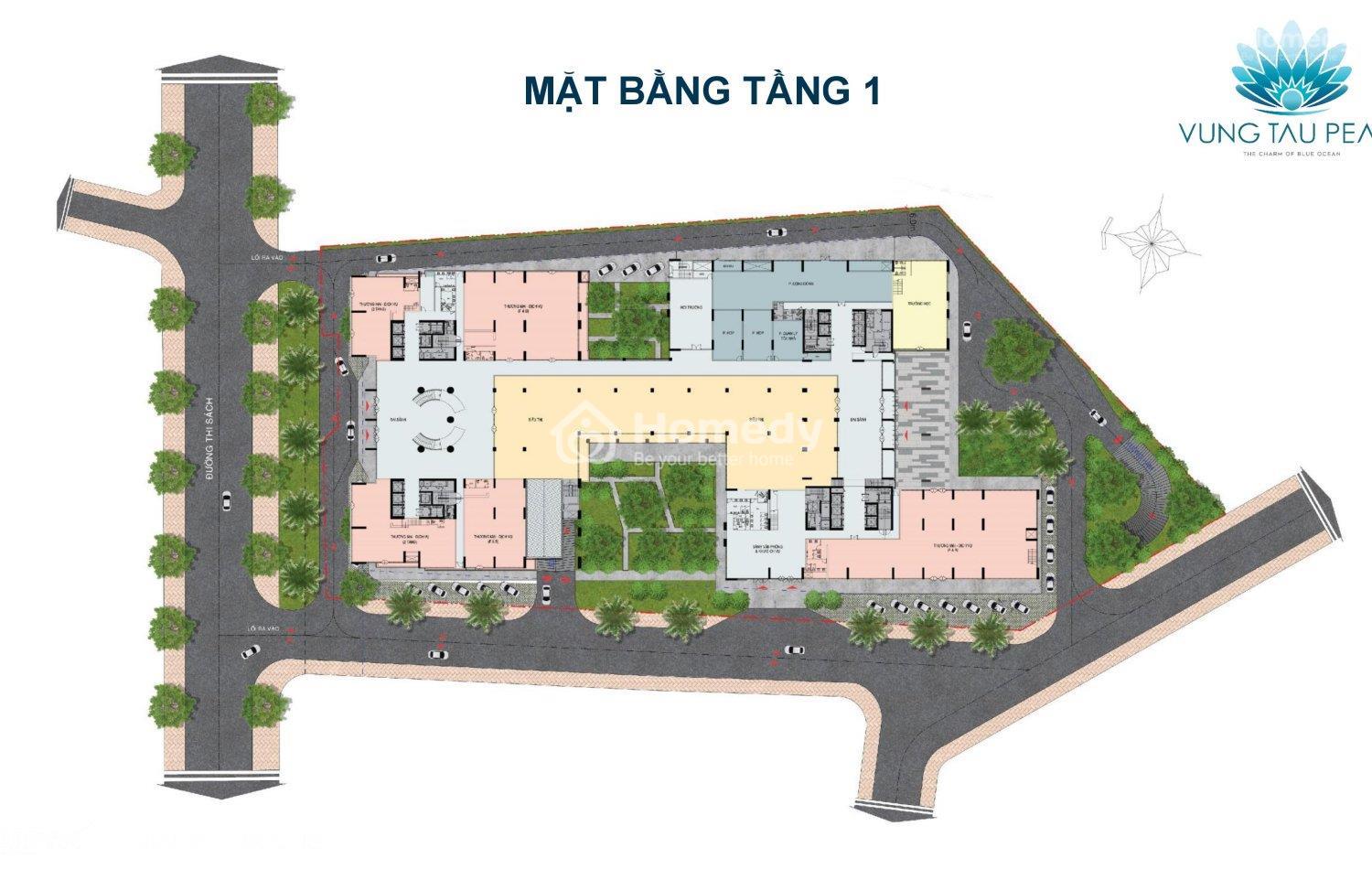 Mặt bằng dự án Vũng Tàu Pearl