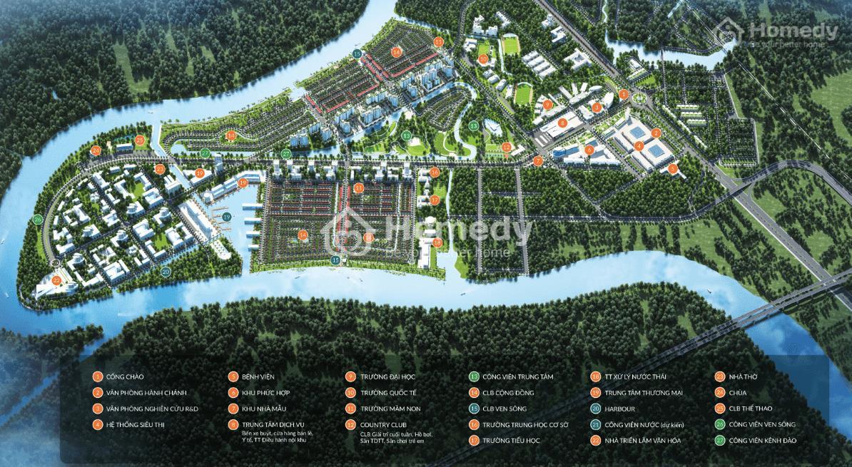 Mặt bằng tiện ích Waterpoint