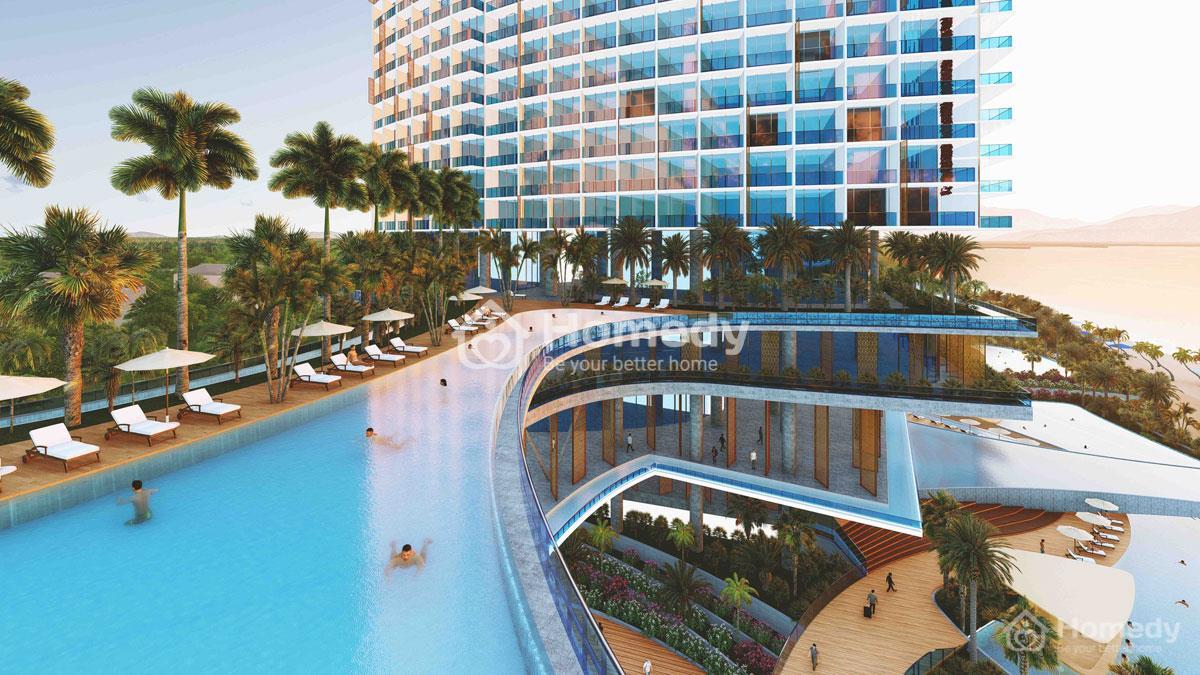 Hồ bơi dự án căn hộ Condotel SunBay Park Hotel & Resort