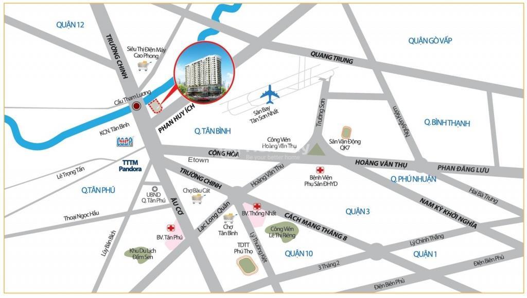 Vị trí dự án Hope Garden Phúc Yên