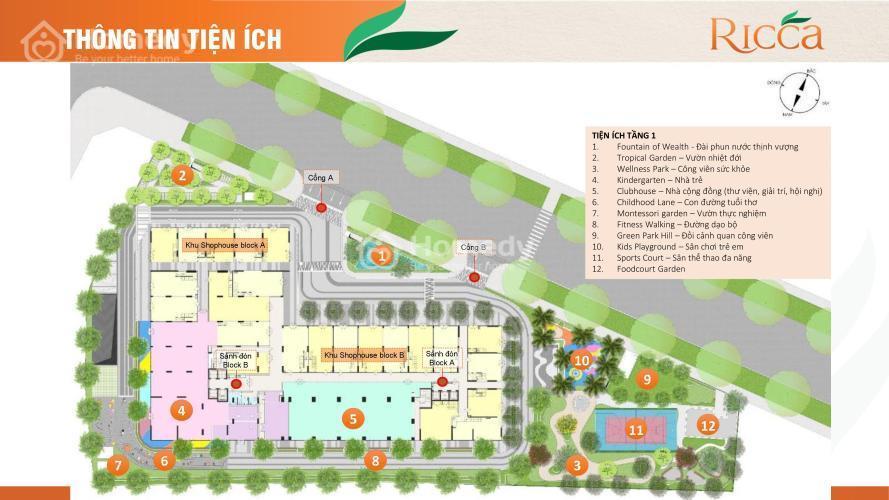 Tiện ích dự án Ricca
