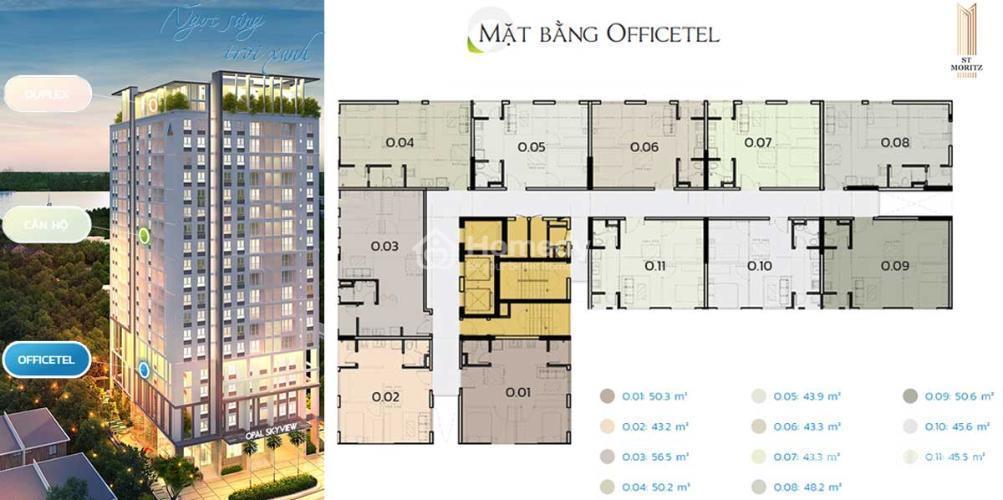 Mặt bằng dự án ST Moritz