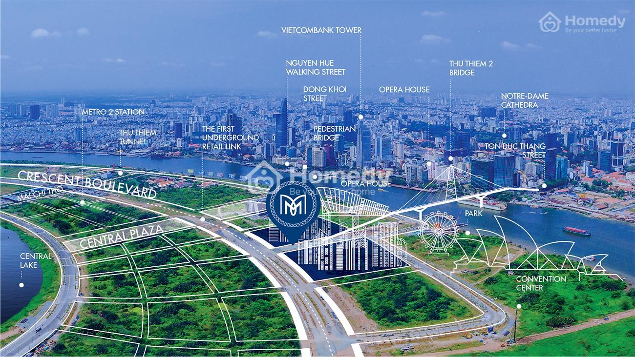 mặt bằng dự án Metropole Thủ Thiêm