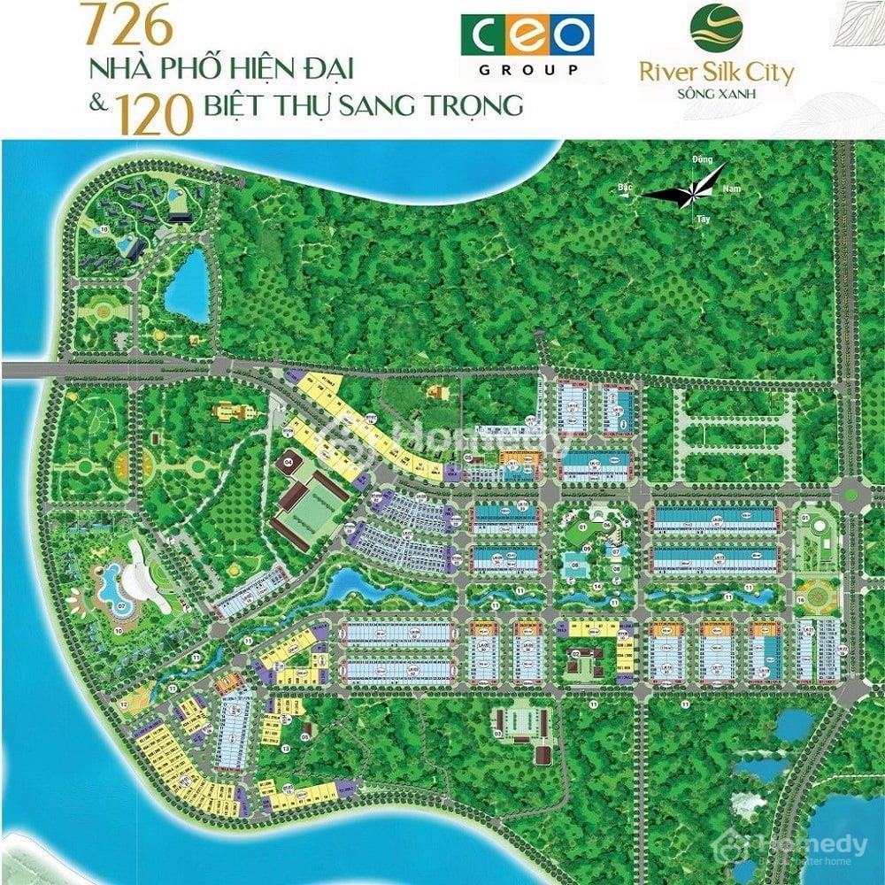 Phối cảnh dự án River Silk City Hà Nam