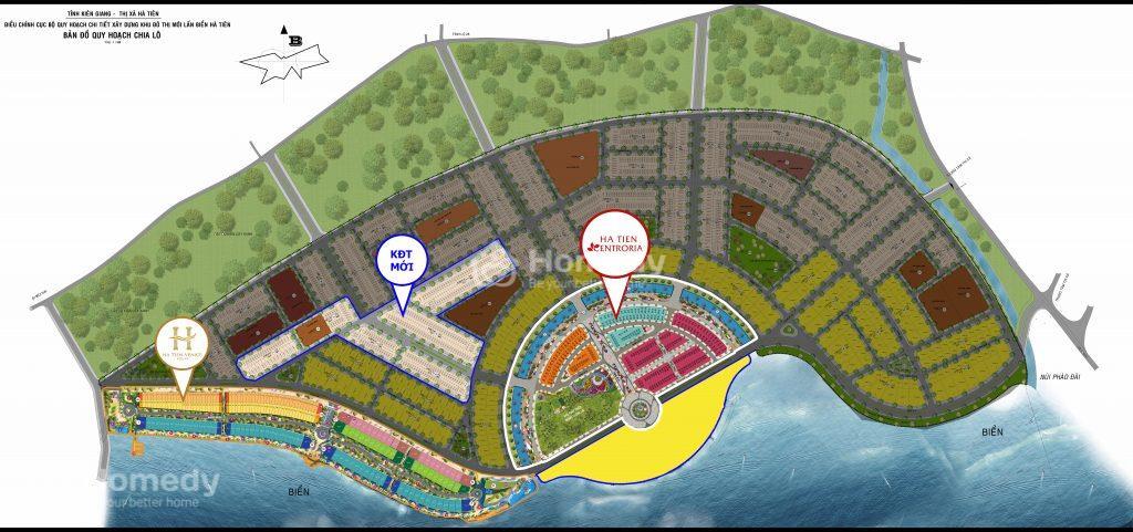 Vị trí dự án Hà Tiên Centroria