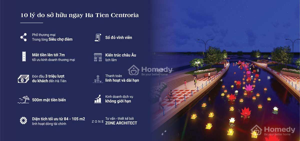 Vị trí dự án Hà Tiên Centroria