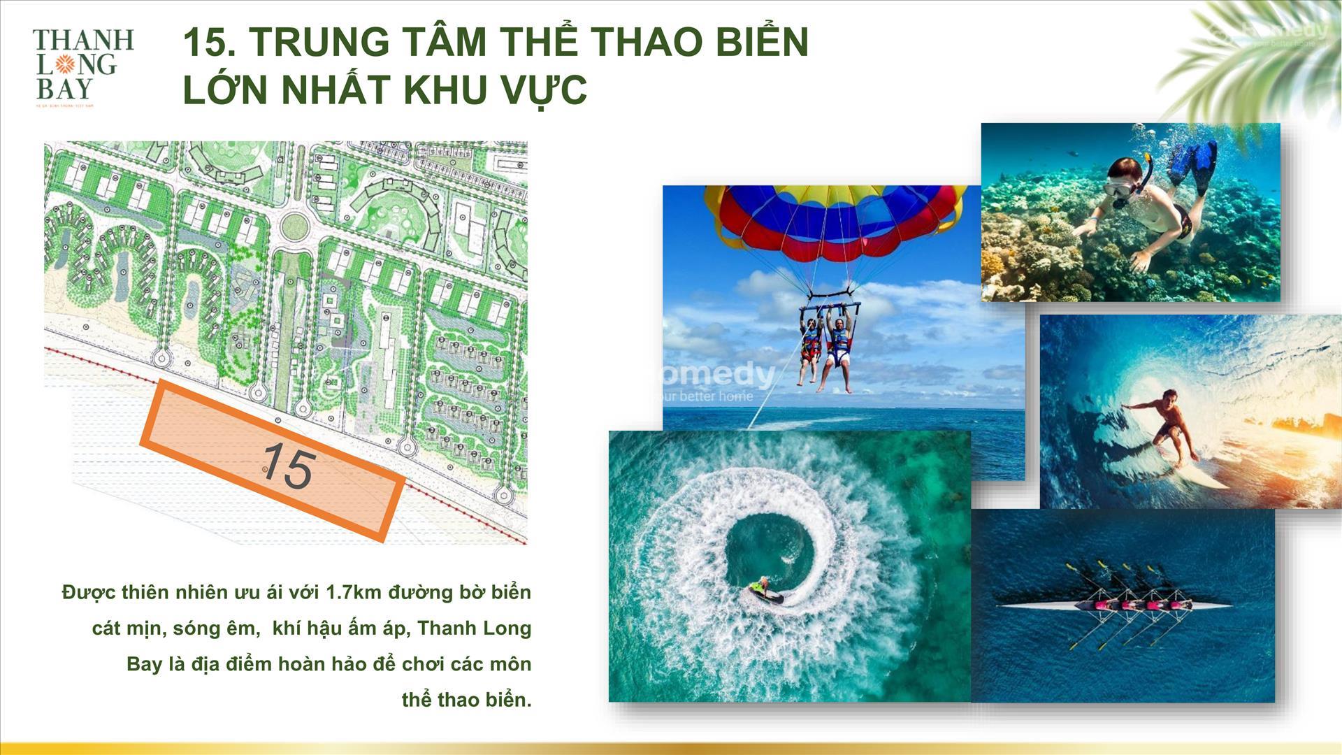 Dự án nhà phố biển 2 mặt tiền Thanh Long Bay