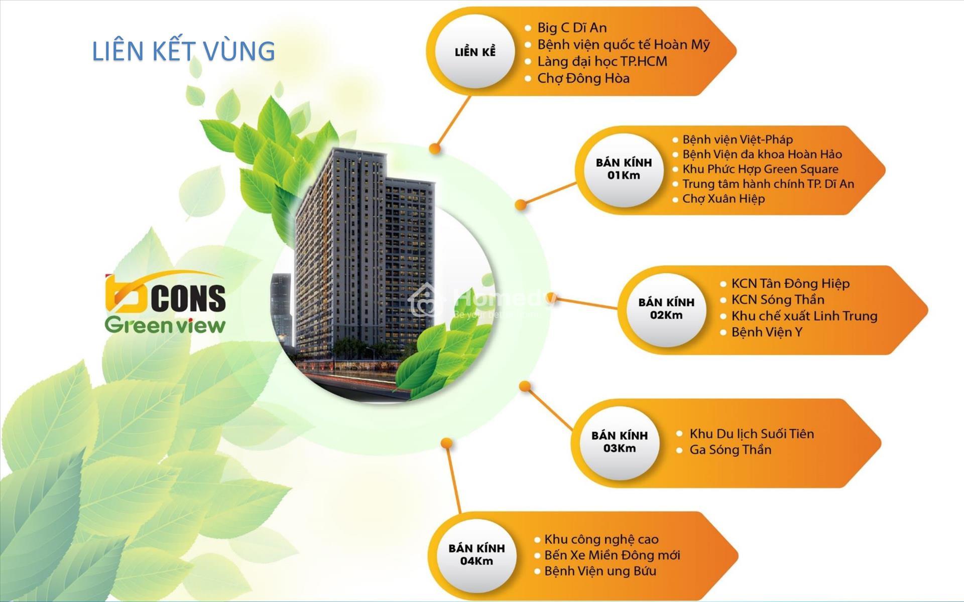 Bcons Green View (Bcons Làng Đại Học)
