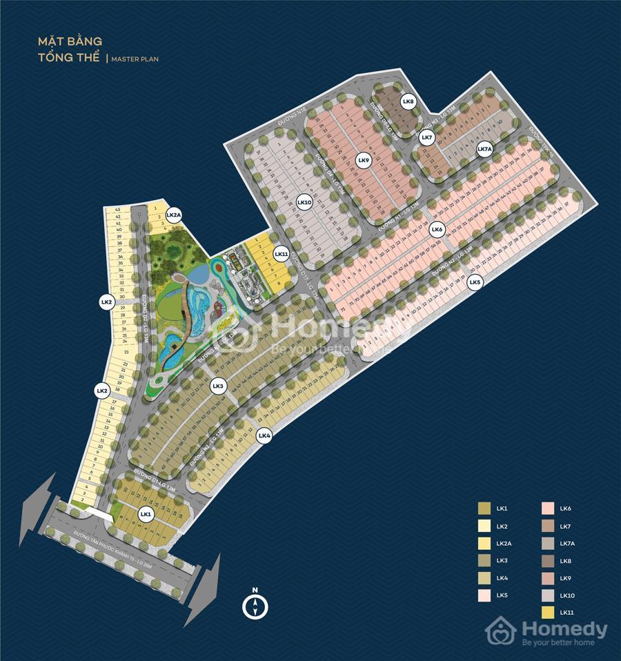 Mặt bằng Dự án Nhà phố The Standard Bình Dương