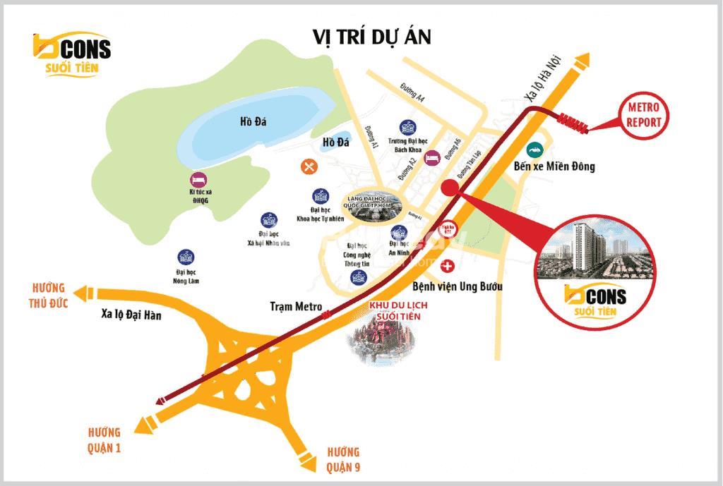Dự án căn hộ Bcons Miền Đông 