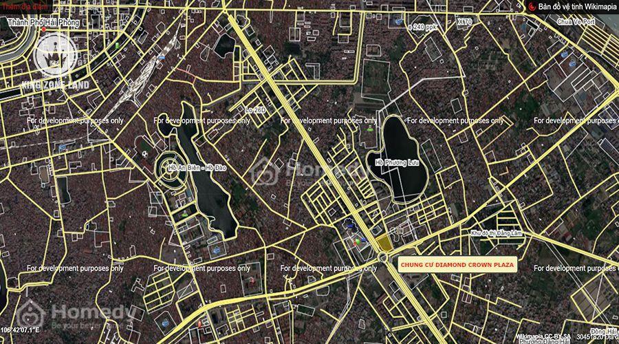 VỊ TRÍ DỰ ÁN DIAMOND CROWN PLAZA HẢI PHÒNG