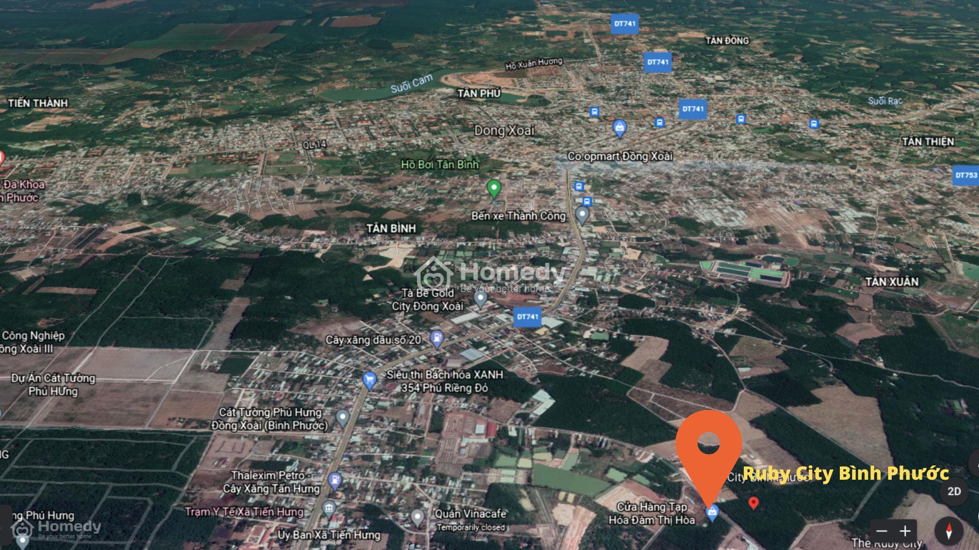 VỊ TRÍ DỰ ÁN KHU ĐÔ THỊ RUBY CITY