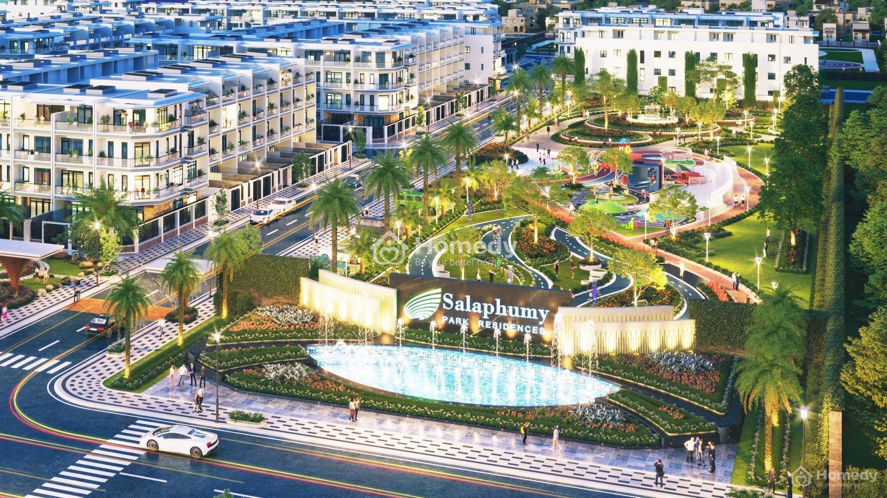 Công viên tại dự án Salaphumy – Park Residences