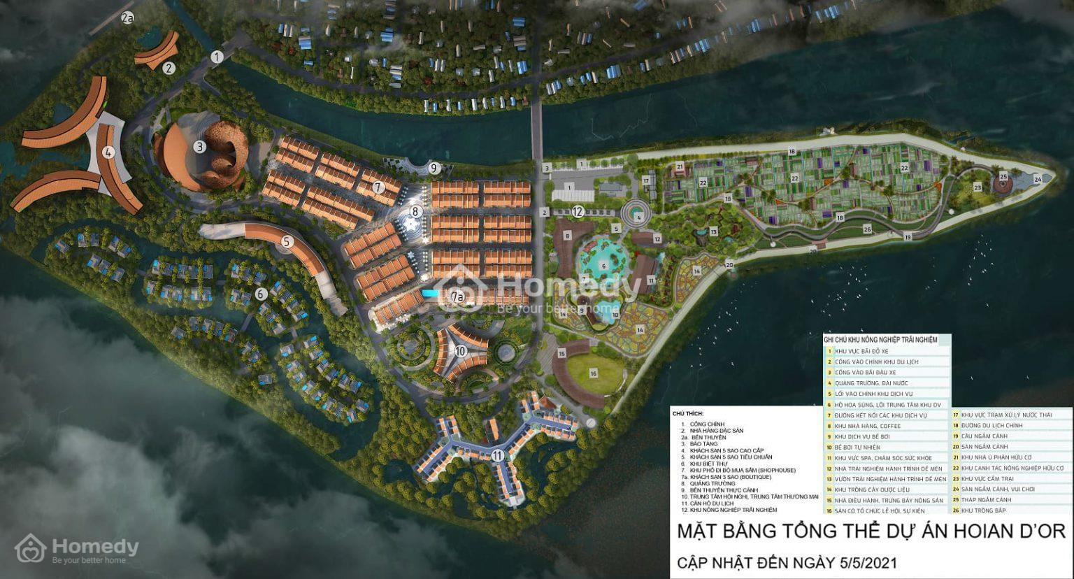 Mặt bằng dự án Hội An D'or