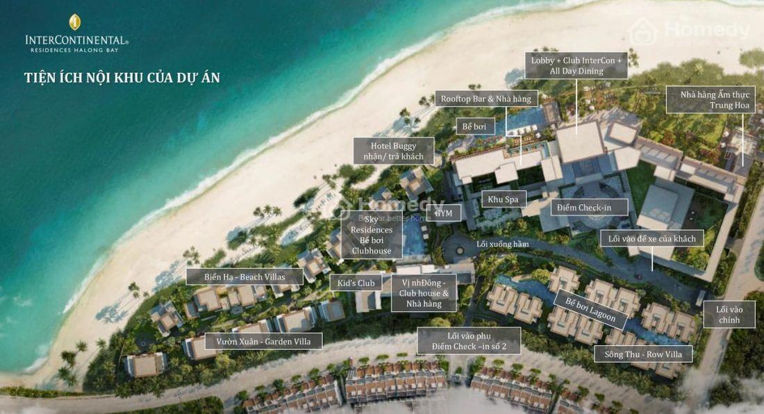 Tiện ích dự án Intercontinental Residences Halong Bay
