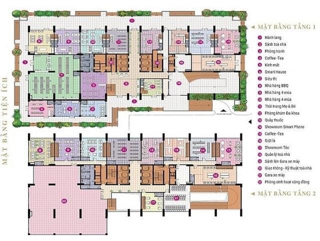 Mặt bằng Dự án Căn hộ Thăng Long Capital