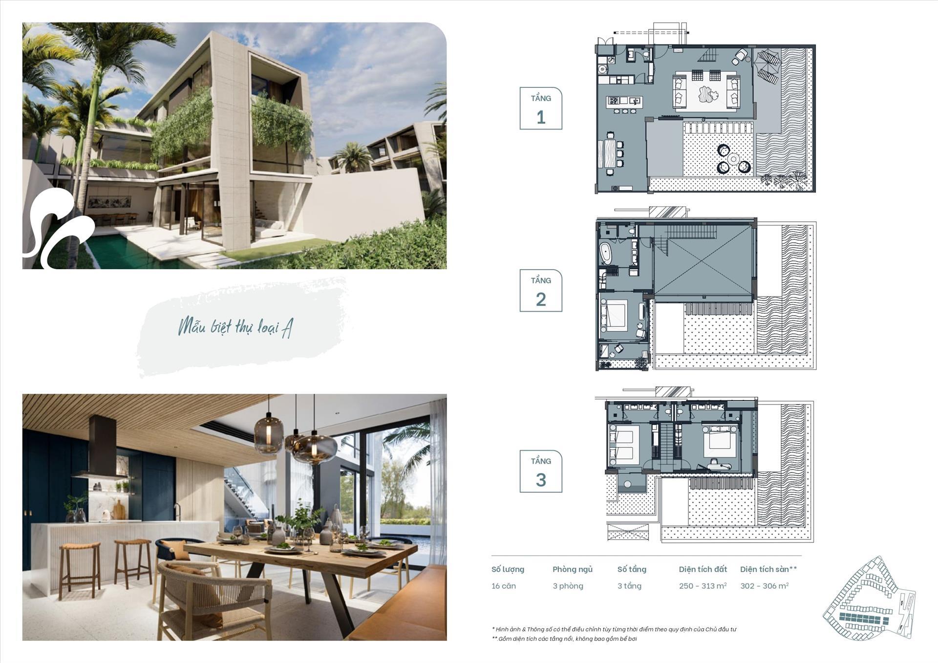 Mẫu biệt thự loại A - Sailing Club Residences Halong Bay