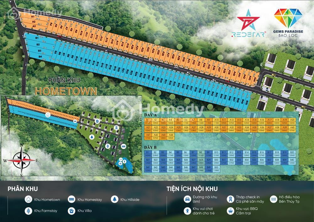 Mặt bằng tổng thể Dự án Bảo Lộc Gems Paradise