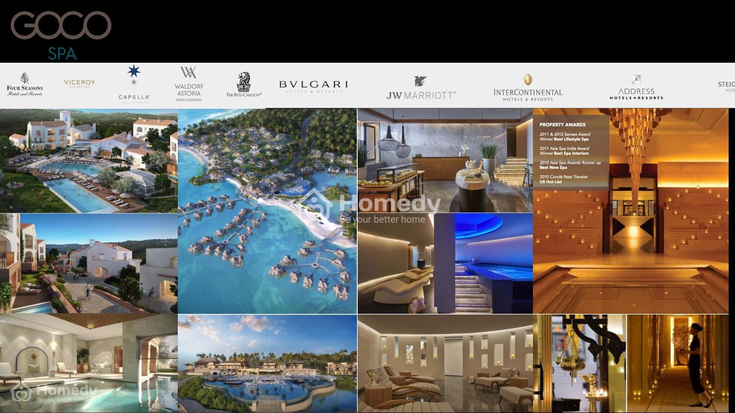 Chuỗi hệ thống tiện ích tại dự án Charm Resort Hồ Tràm