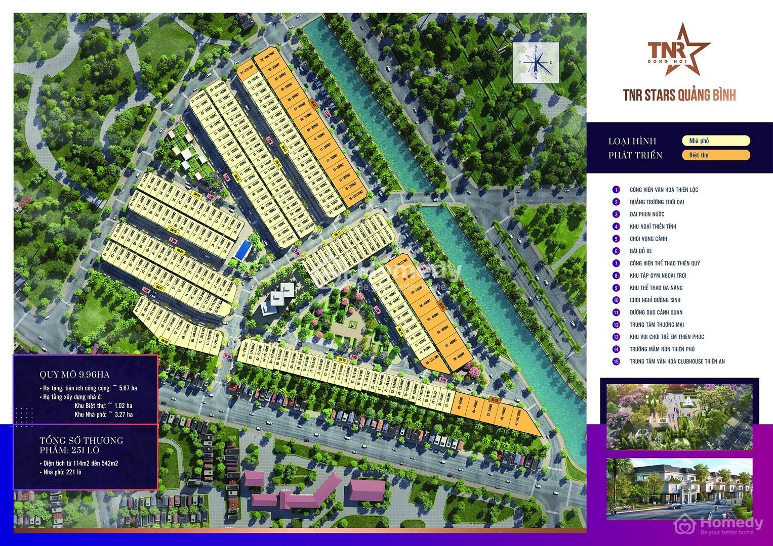 Mặt bằng dự án Tây Mương Phóng Thủy