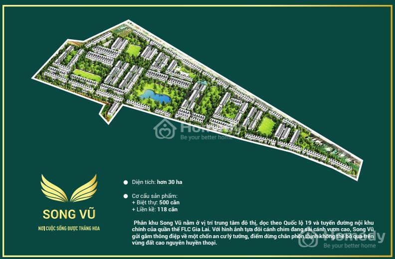 Mặt bằng Khu Song Vũ - FLC Gia Lai Golf Club & Luxury Resort