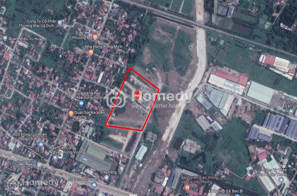 Vị trí Dự án đất nền Him Lam Hùng Vương