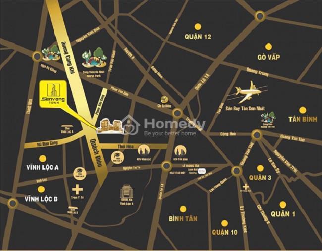 Vị trí độc tôn Dự án Sen Vàng Town