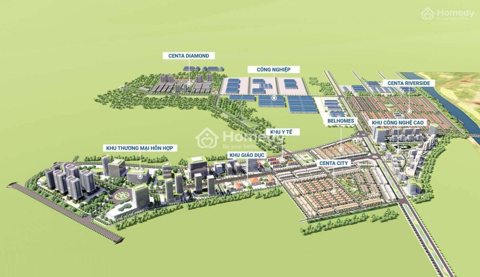 Vị trí Dự án Centa Riverside