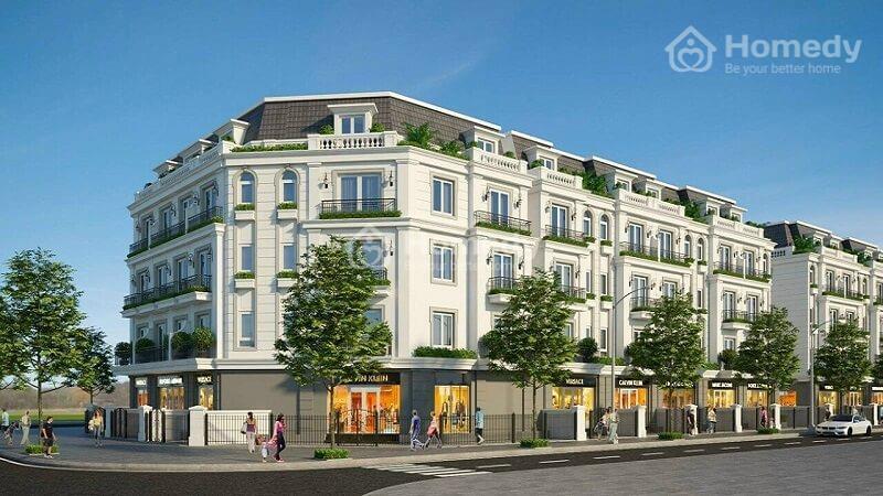 Mẫu thiết kế shophouse HUD Mê Linh Central (Thanh Lâm - Đại Thịnh 2)