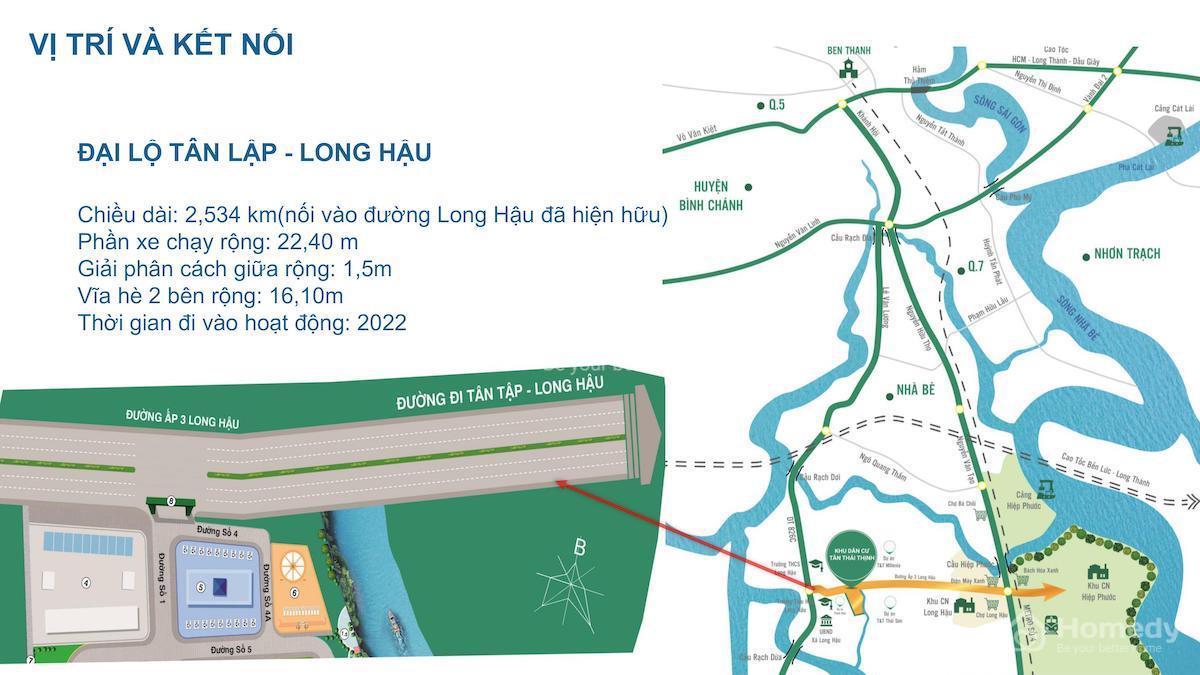 Vị trí Dự án Elite Life Long An
